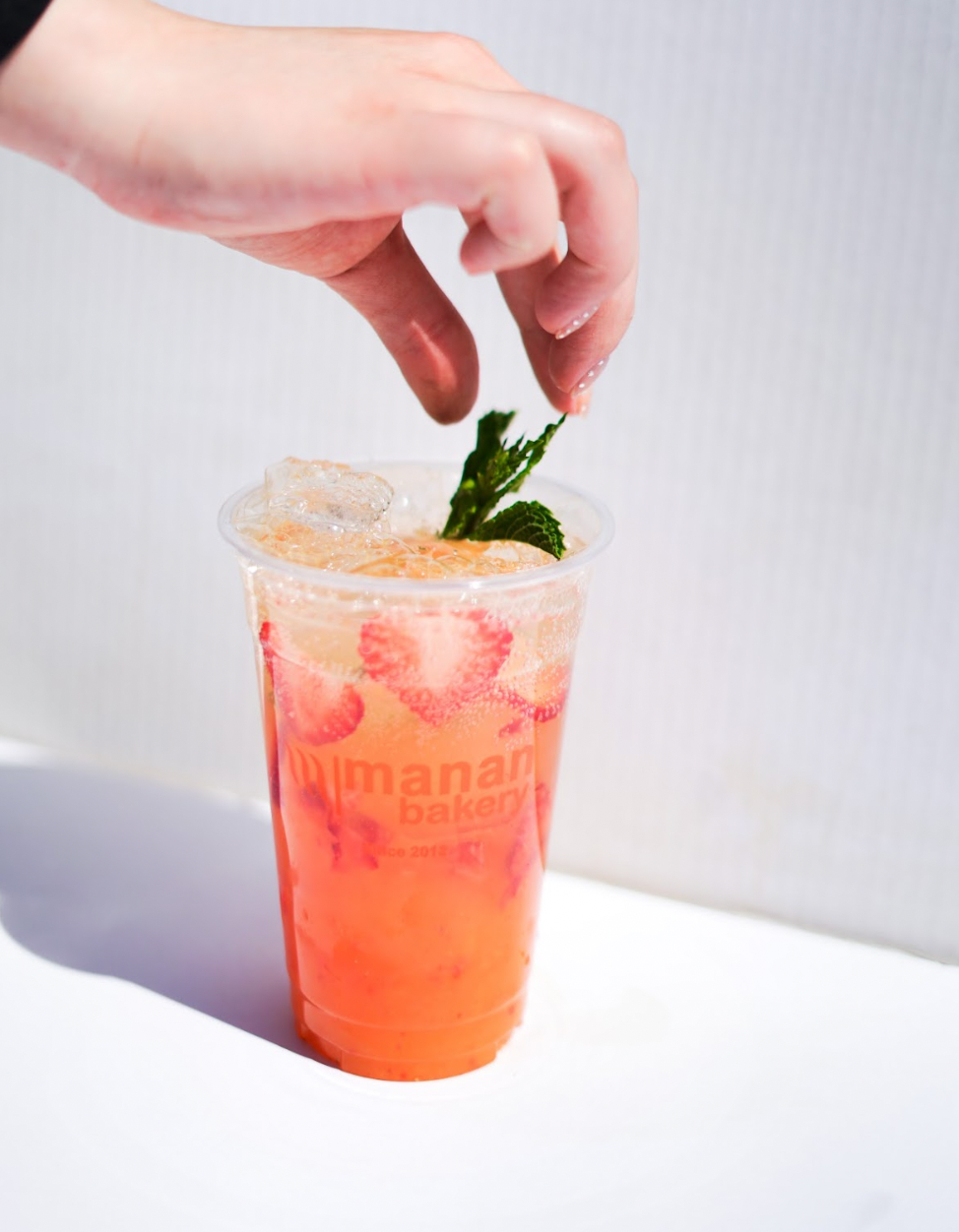 Strawberry Mango Cooler Manan Bakery Las Vegas