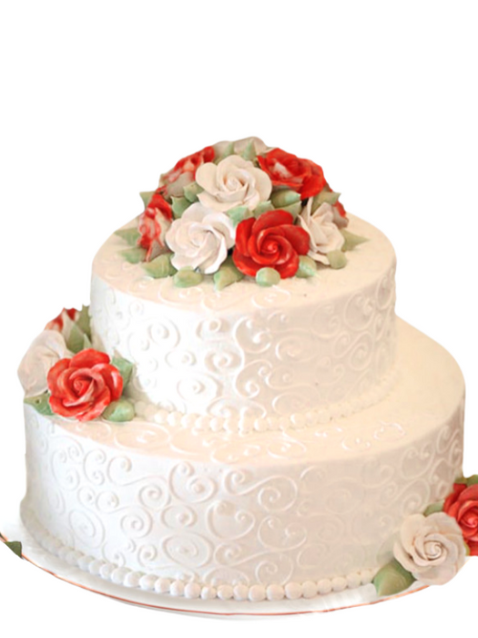 Classic Flower Wedding Cake
