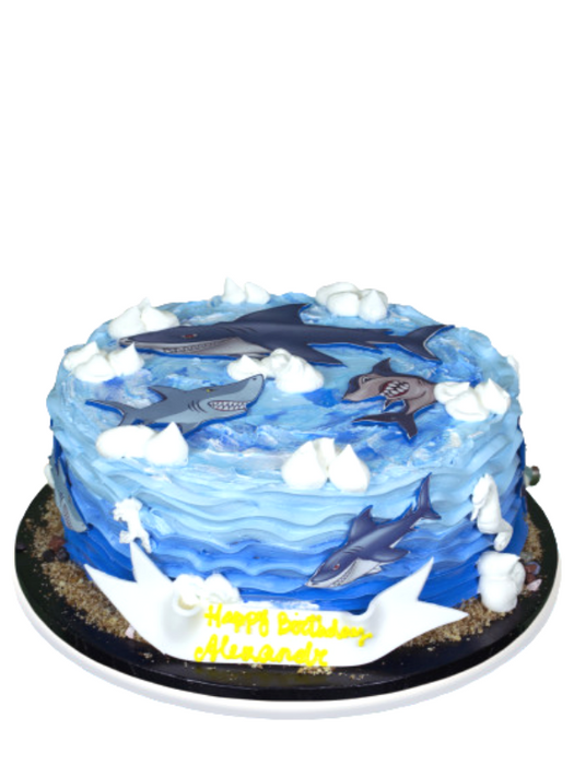 Kids Cake Shark Aquarium