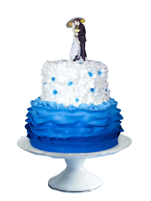 Wedding Cake Aqua Love