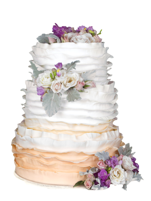 Wedding Cake Beautiful Ruffle