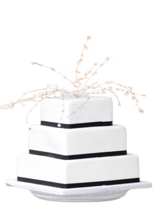 Classic Crystal Wedding Cake