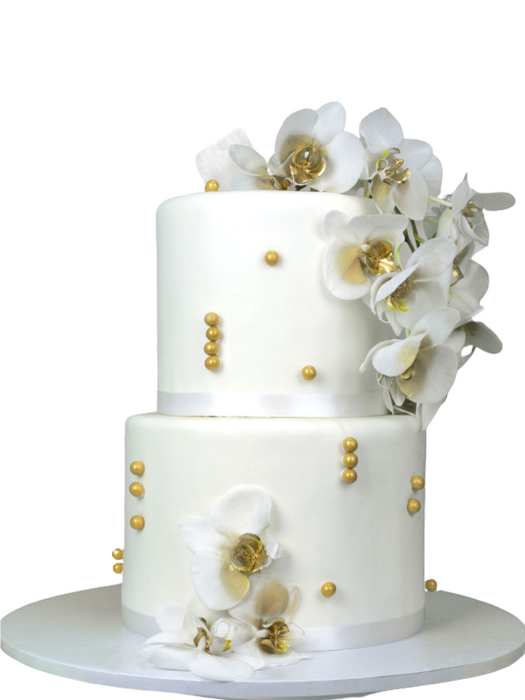 Kid's Cake White Orchids