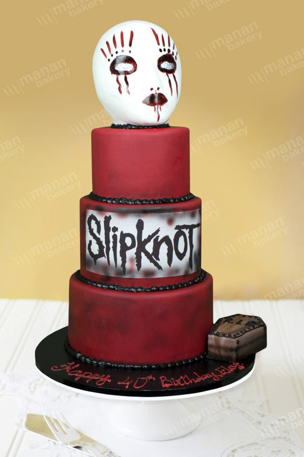 Birthday Cake Slipknot– Manan Bakery ~ Las Vegas