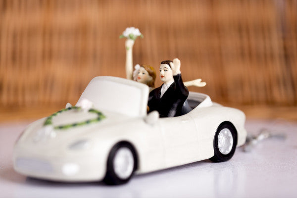 Wedding Cake Topper Honeymoon Bound