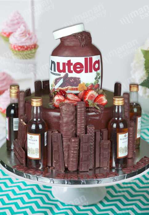 Birthday Cake Nutella Jar